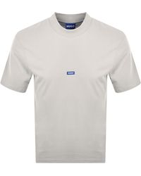HUGO - Nieros Logo T Shirt - Lyst