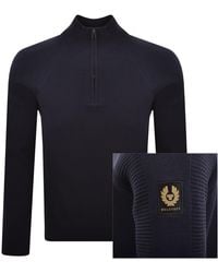 Belstaff - Bradwell Quarter Zip Jumper - Lyst
