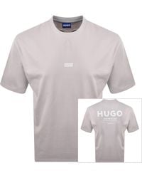 HUGO - Nalono T Shirt Pastel - Lyst