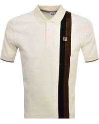 Fila - Terra Velour Polo T Shirt - Lyst