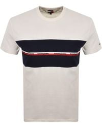 Tommy Hilfiger - Tape T Shirt Ancient - Lyst