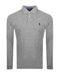 Ralph Lauren - Long Sleeved Polo T Shirt - Lyst