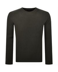 Replay - Crew Neck Knit Jumper Mud - Lyst