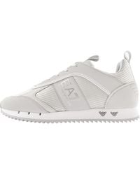 EA7 - Emporio Armani Logo Trainers - Lyst