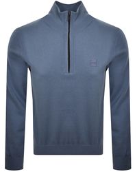 BOSS - Boss Kanobix Quarter Zip Jumper - Lyst