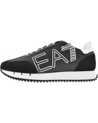 EA7 - Emporio Armani Logo Trainers - Lyst