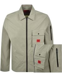 HUGO - Emmond Overshirt Light - Lyst