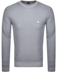 hugo boss cream jumper