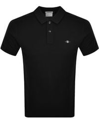 GANT - Shield Pique Polo T Shirt - Lyst