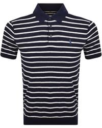 Ralph Lauren - Stripe Polo T Shirt - Lyst