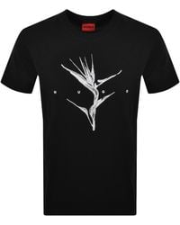 HUGO - Darise T Shirt - Lyst