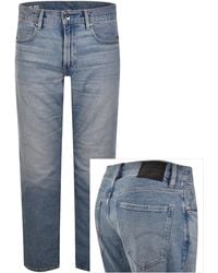 G-Star - G-Star Mosa Straight Fit Light Wash Jeans - Lyst