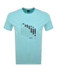 BOSS - Boss Network Flag T Shirt - Lyst