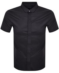 Armani Exchange - Slim Fit Short Sleeved Shirt - Lyst
