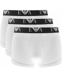 Armani - Emporio Underwear 3 Pack Boxer Trunks - Lyst