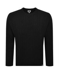 Pretty Green - Paisley Cable Knit Jumper - Lyst
