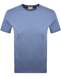 GANT - Original Short Sleeve T Shirt - Lyst