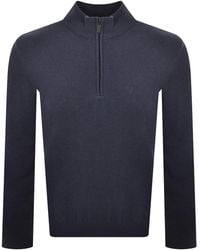 Barbour - Avoch Half Zip Knitted Jumper - Lyst
