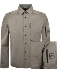 BOSS - Boss Globe Overshirt - Lyst