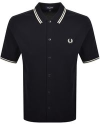 Fred Perry - Button Through Polo Shirt - Lyst