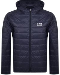 EA7 - Emporio Armani Quilted Jacket - Lyst