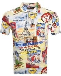 Ralph Lauren - Patterned Polo T Shirt - Lyst