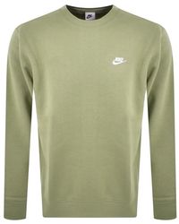 Nike - Crew Neck Club Sweatshirt - Lyst