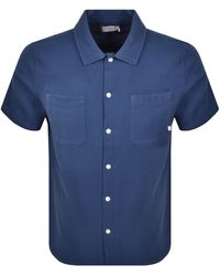 Farah - Farah Judson Waffle Shirt Cold Metal - Lyst
