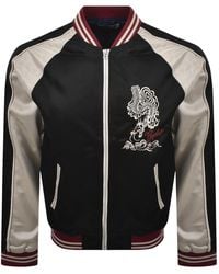 Replay - Satin Bomber Jacket - Lyst