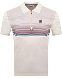 Fila - Fila Paco Velour Polo T Shirt - Lyst