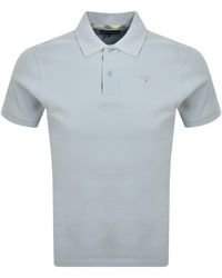 Barbour - Tartan Pique Polo T Shirt - Lyst