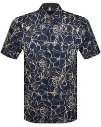Ted Baker - Cavu Abstract Floral Shirt - Lyst