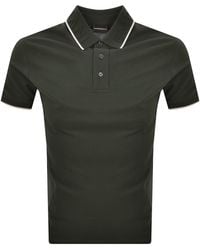 Armani - Emporio Logo Collar Polo - Lyst
