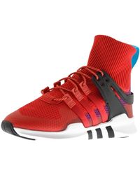 adidas originals eqt support pk sneakers in black b37524