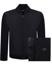 BOSS BUSINESS - Boss Levaio Hybrid Jacket Dark - Lyst