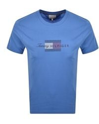 Tommy Hilfiger - Script Flag T Shirt - Lyst