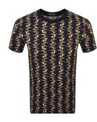 Fred Perry - Abstract Print Pique T Shirt - Lyst
