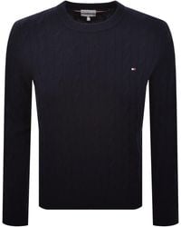 Tommy Hilfiger - Lambswool Cable Knit Jumper - Lyst
