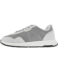 BOSS BUSINESS - Boss Titanium Runner Trainers - Lyst