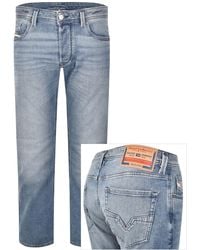 DIESEL - Larkee Light Wash Regular Fit Jeans - Lyst