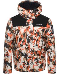 timberland orange jacket