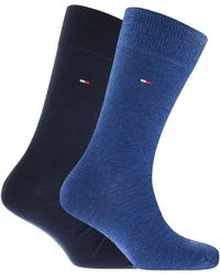 Tommy Hilfiger 2P 4P Classic Men's Socks Business Casual Cotton 371111 