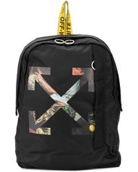 off white pink backpack