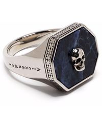 Alexander McQueen Rings for Men - Up to 52% off at Lyst.com