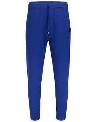 cp company lens cuffed track pants