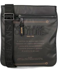 Versace Jeans Couture Versace Logo Messenger Bag - Black