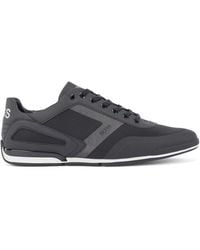 hugo boss lighter low nylon trainer
