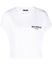 Balmain T-shirts for Women | Online Sale up to 60% off | Lyst
