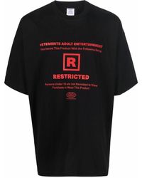 Vetements 18+ Restricted Graphic T-shirt - Black