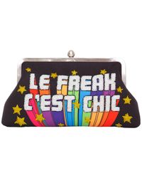 Sarah's Bag Le Freak C'est Chic Embellished Clutch